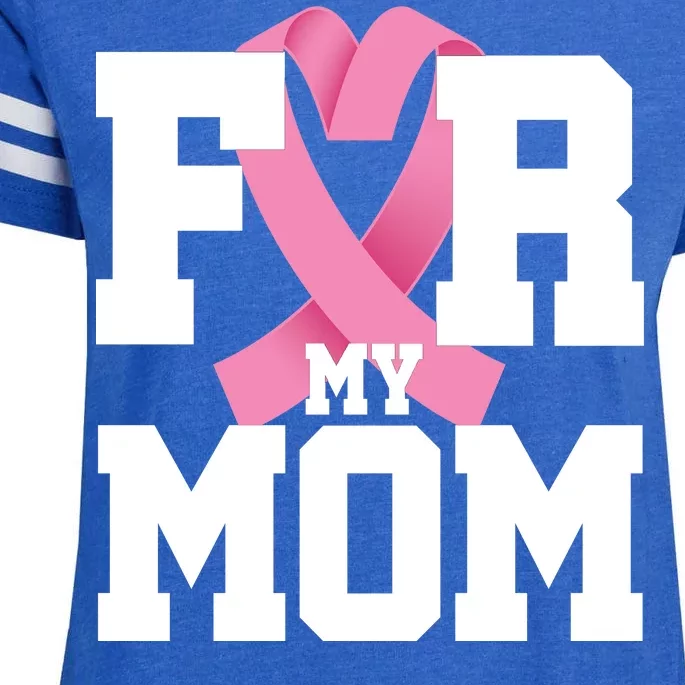 Breast Cancer For My Mom Enza Ladies Jersey Football T-Shirt