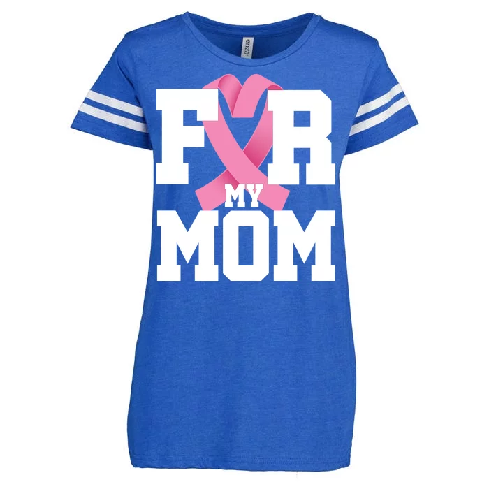 Breast Cancer For My Mom Enza Ladies Jersey Football T-Shirt