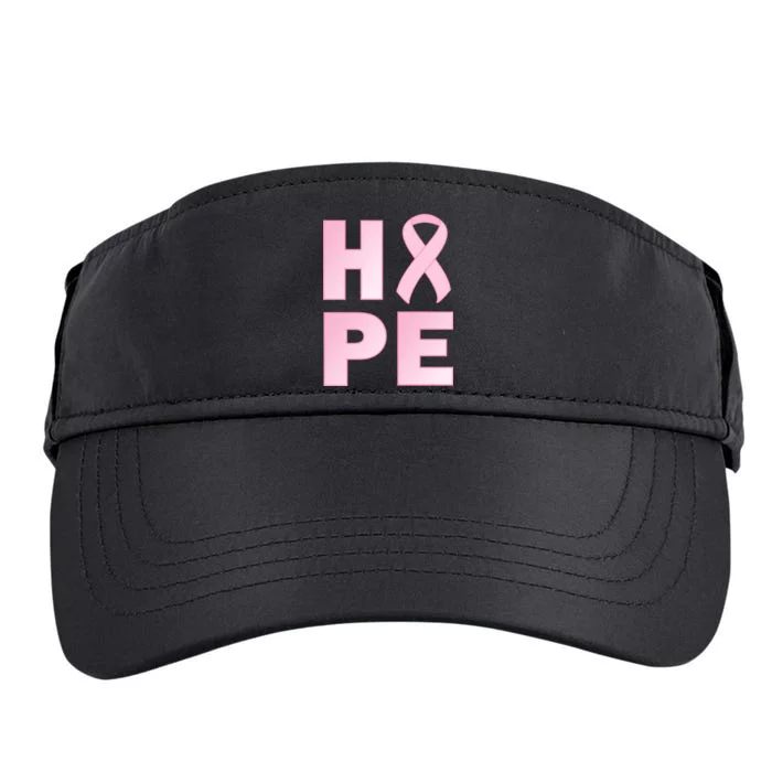 Breast Cancer Hope Fight Logo Adult Drive Performance Visor