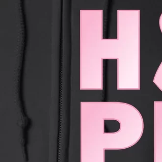 Breast Cancer Hope Fight Logo Full Zip Hoodie