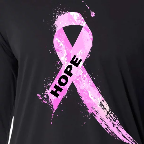 Breast Cancer Hope Ribbon Cooling Performance Long Sleeve Crew