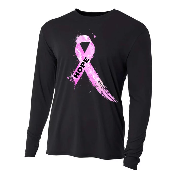 Breast Cancer Hope Ribbon Cooling Performance Long Sleeve Crew