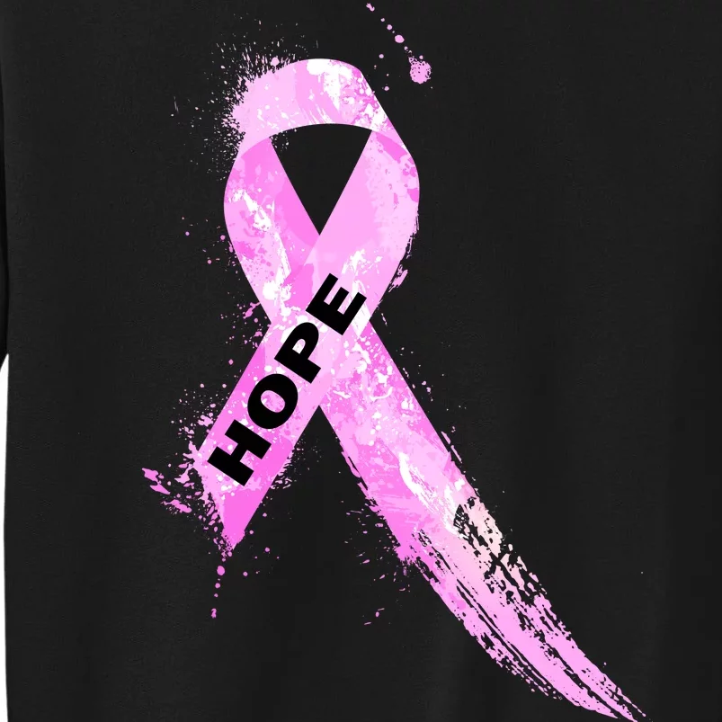 Breast Cancer Hope Ribbon Tall Sweatshirt