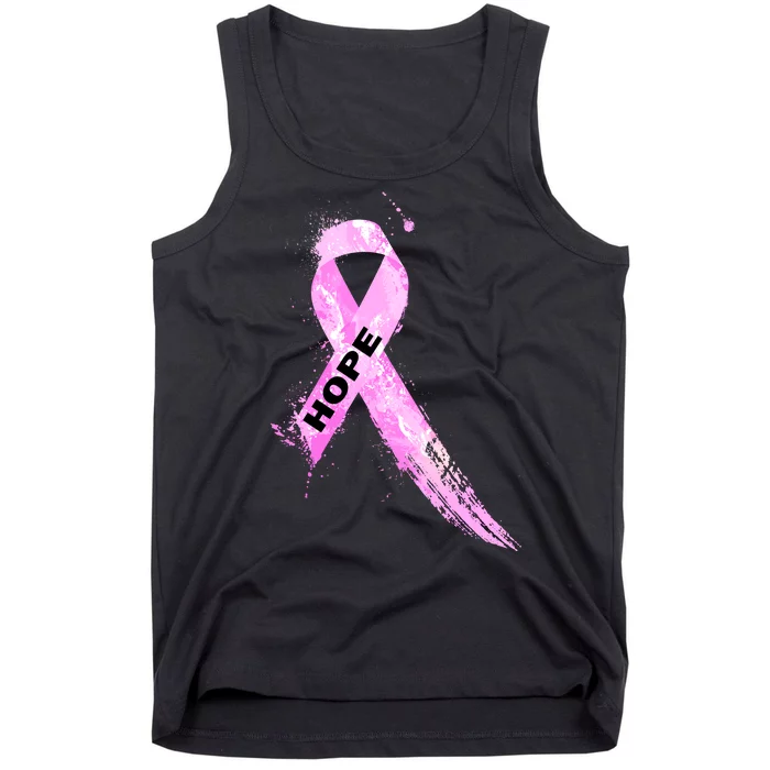 Breast Cancer Hope Ribbon Tank Top