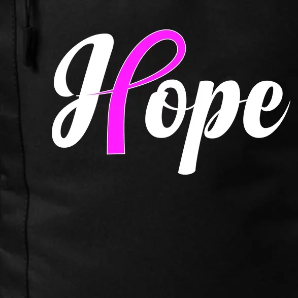 Breast Cancer Hope Ribbon Tribute Logo Daily Commute Backpack