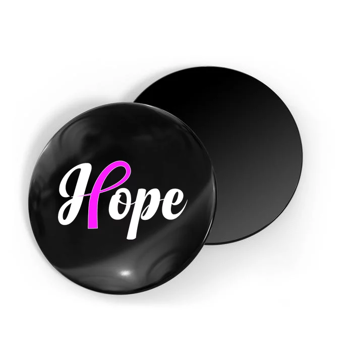 Breast Cancer Hope Ribbon Tribute Logo Magnet