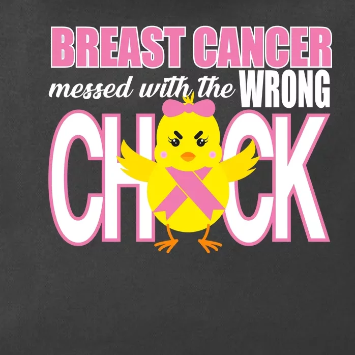 Breast Cancer Messed With The Wrong Chick Zip Tote Bag