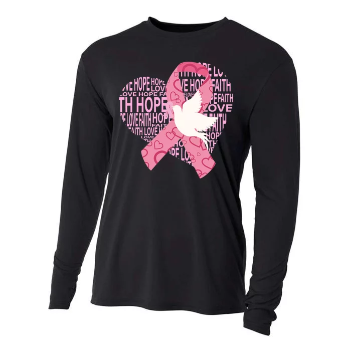 Breast Cancer Ribbon Of Love Cooling Performance Long Sleeve Crew