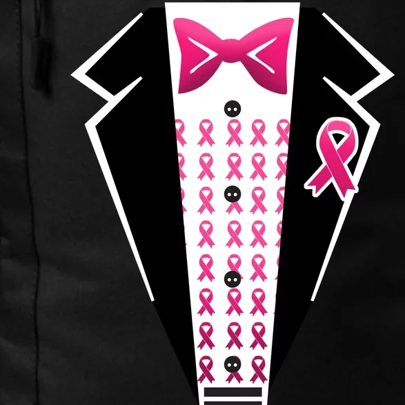 Breast Cancer Ribbon Tuxedo Daily Commute Backpack