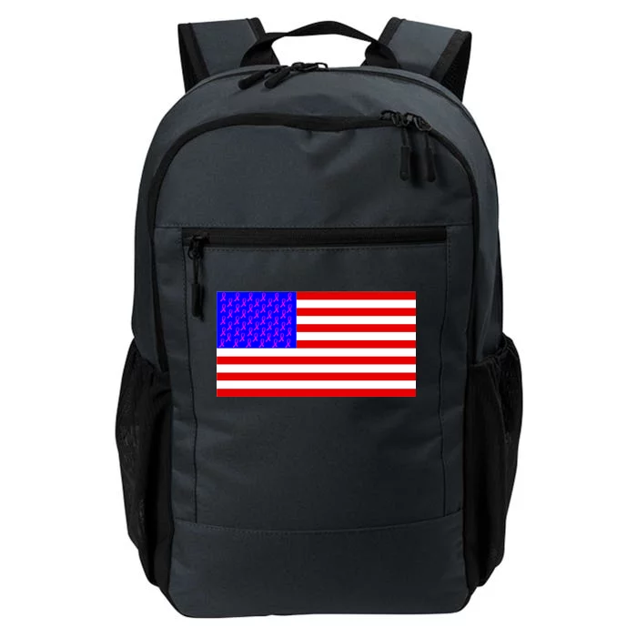 Breast Cancer Ribbons USA Flag Daily Commute Backpack