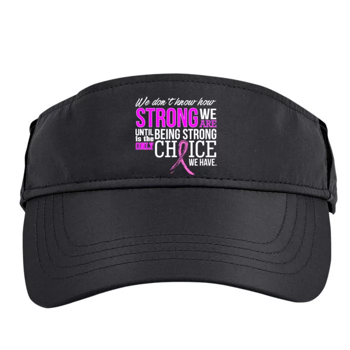 Breast Cancer Strong Adult Drive Performance Visor