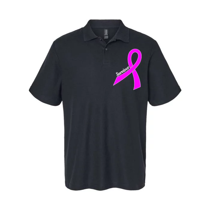 Breast Cancer Survivor Softstyle Adult Sport Polo