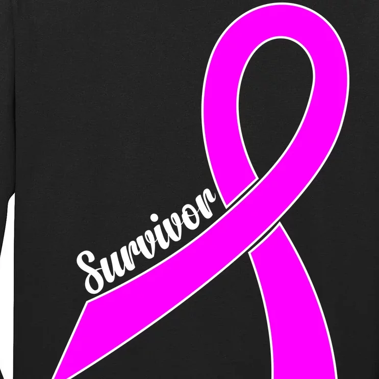 Breast Cancer Survivor Tall Long Sleeve T-Shirt