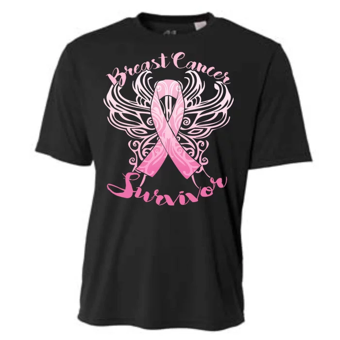 Breast Cancer Survivor Awareness Cooling Performance Crew T-Shirt