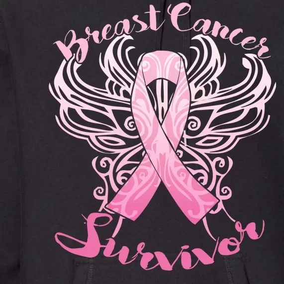 Breast Cancer Survivor Awareness Premium Hoodie