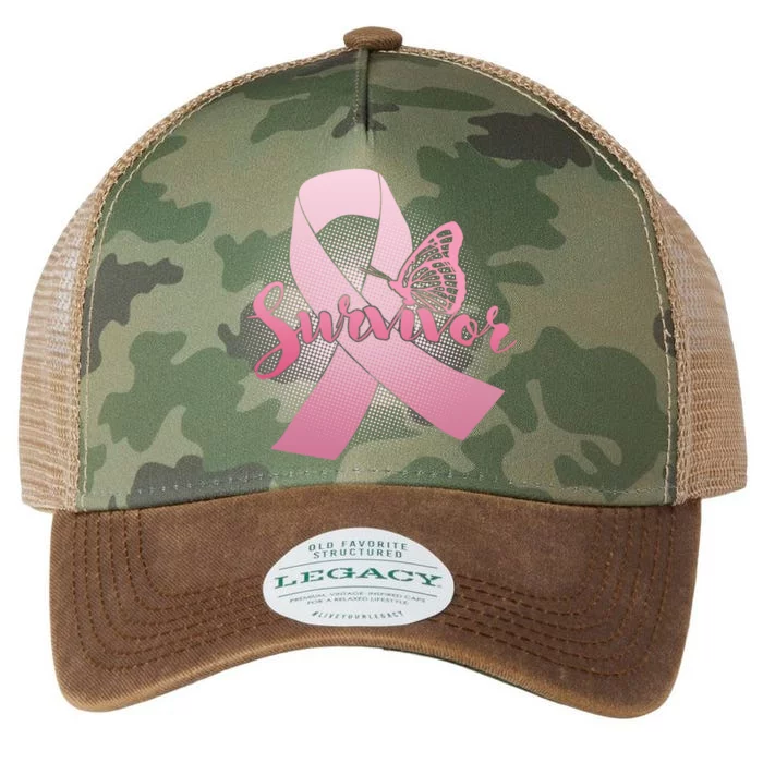 Breast Cancer Survivor Butterfly Legacy Tie Dye Trucker Hat