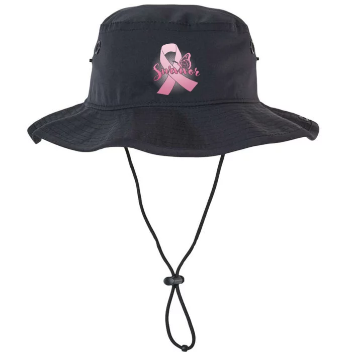 Breast Cancer Survivor Butterfly Legacy Cool Fit Booney Bucket Hat