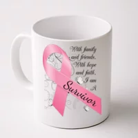 Breast Cancer Survivor Family Friends Hope Faith Poster