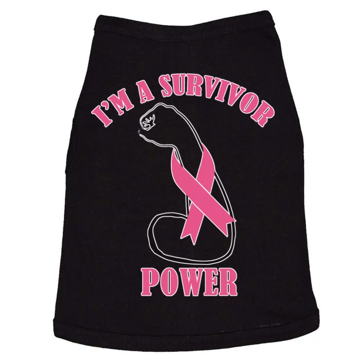 Breast Cancer Survivor Power Doggie Tank