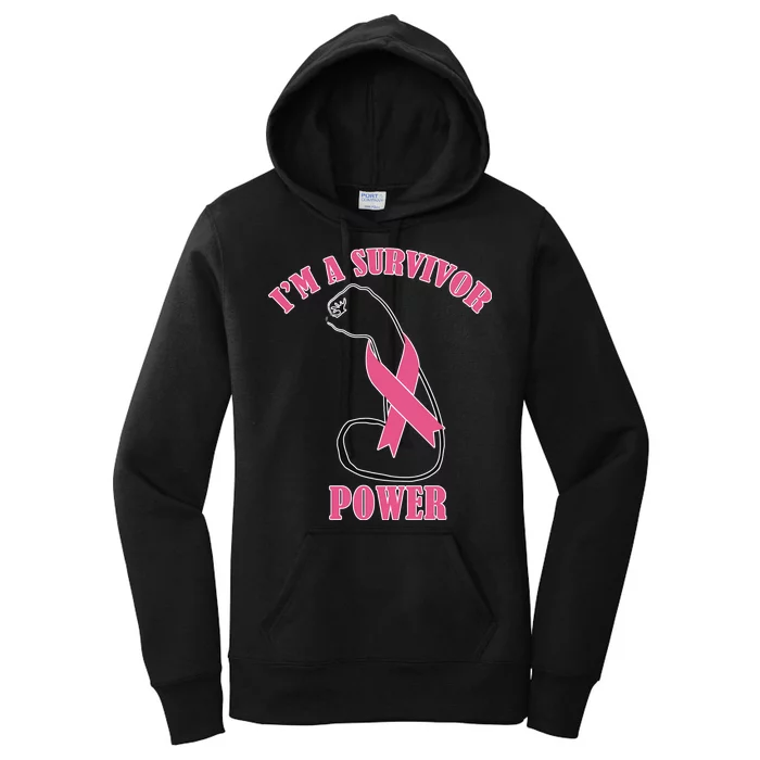 Breast Cancer Survivor Power Women's Pullover Hoodie