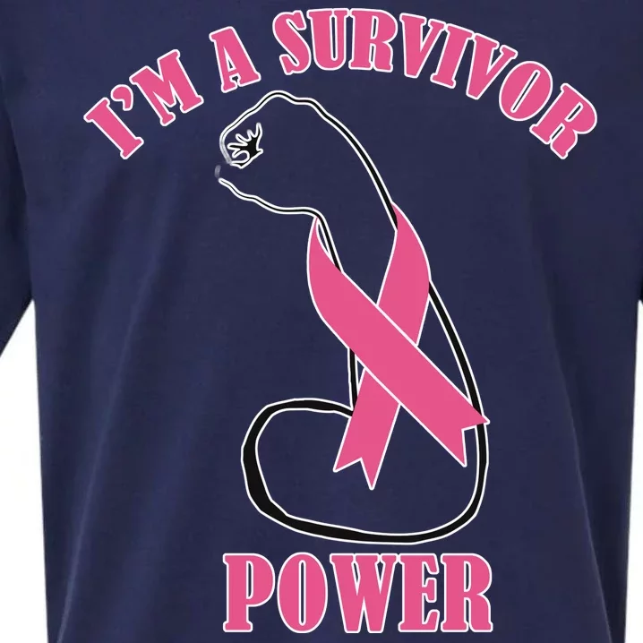 Breast Cancer Survivor Power Sueded Cloud Jersey T-Shirt