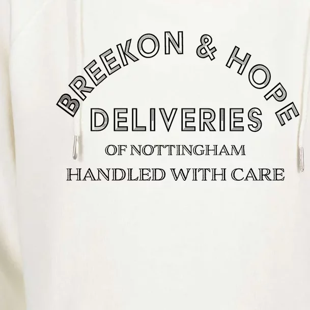 Breekon And Hope Deliveries Nottingham Womens Funnel Neck Pullover Hood