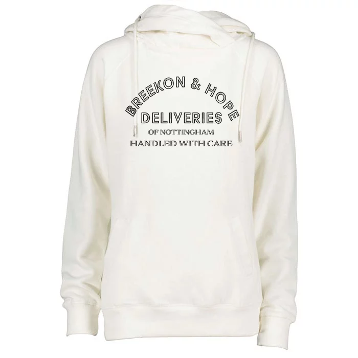 Breekon And Hope Deliveries Nottingham Womens Funnel Neck Pullover Hood