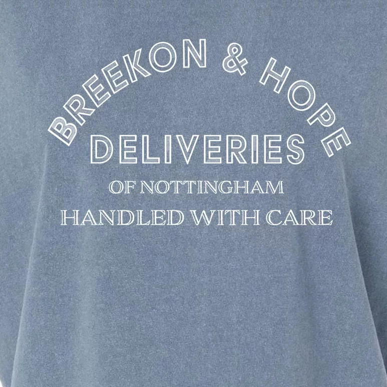 Breekon And Hope Deliveries Nottingham Garment-Dyed Women's Muscle Tee