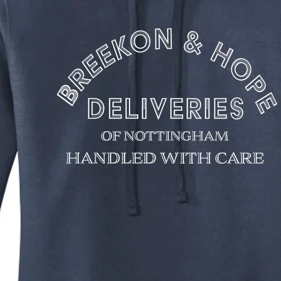 Breekon And Hope Deliveries Nottingham Women's Pullover Hoodie