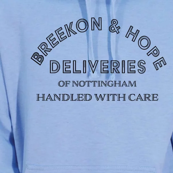 Breekon And Hope Deliveries Nottingham Unisex Surf Hoodie