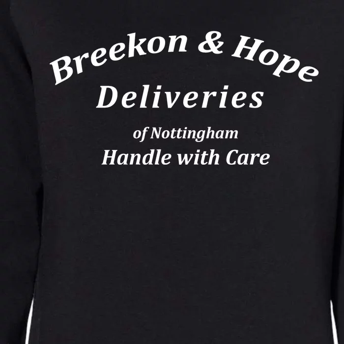 Breekon And Hope Deliveries Of Nottingham Womens California Wash Sweatshirt