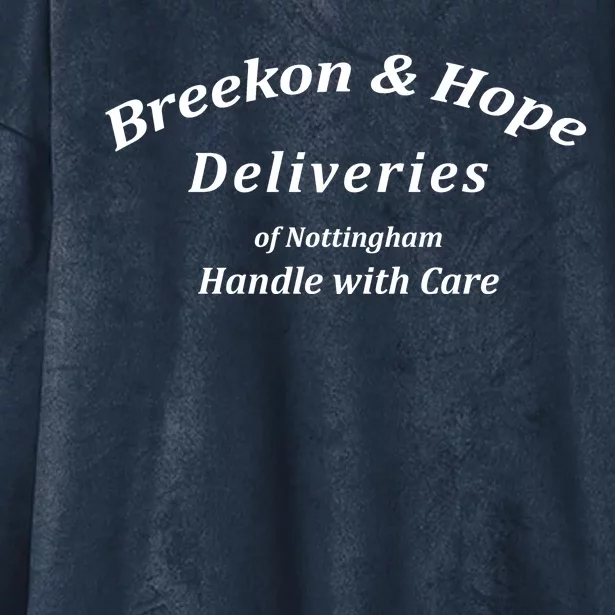 Breekon And Hope Deliveries Of Nottingham Hooded Wearable Blanket