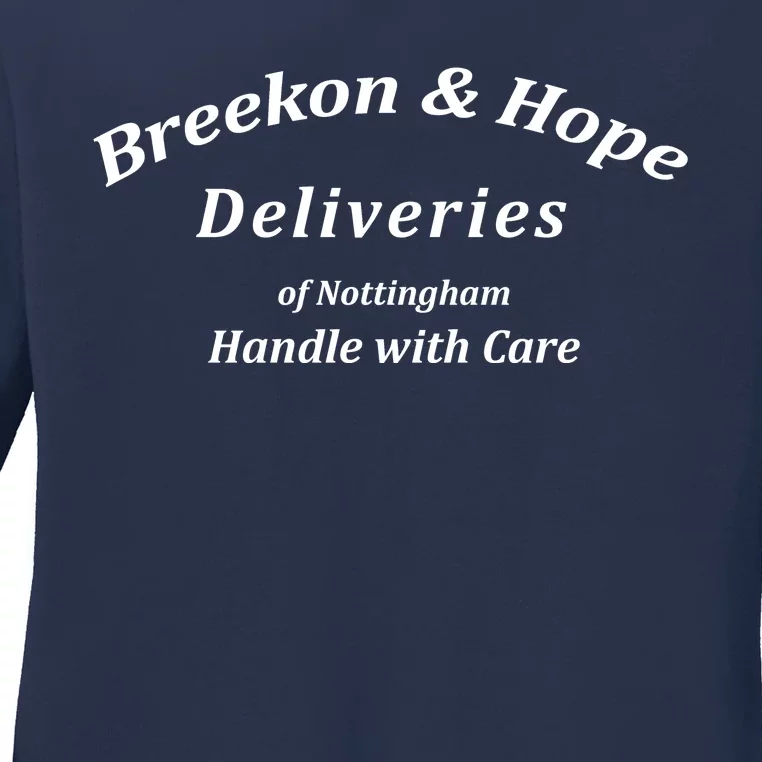 Breekon And Hope Deliveries Of Nottingham Ladies Long Sleeve Shirt