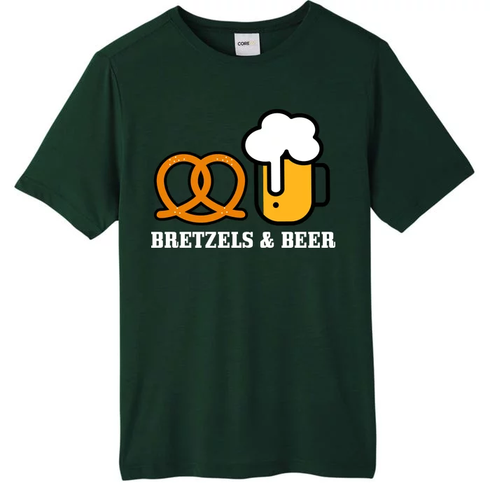 Bretzels And Beer Funny Oktoberfest ChromaSoft Performance T-Shirt