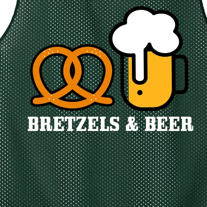 Bretzels And Beer Funny Oktoberfest Mesh Reversible Basketball Jersey Tank