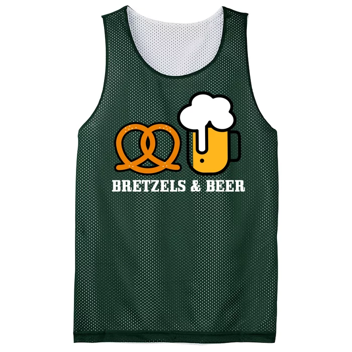 Bretzels And Beer Funny Oktoberfest Mesh Reversible Basketball Jersey Tank