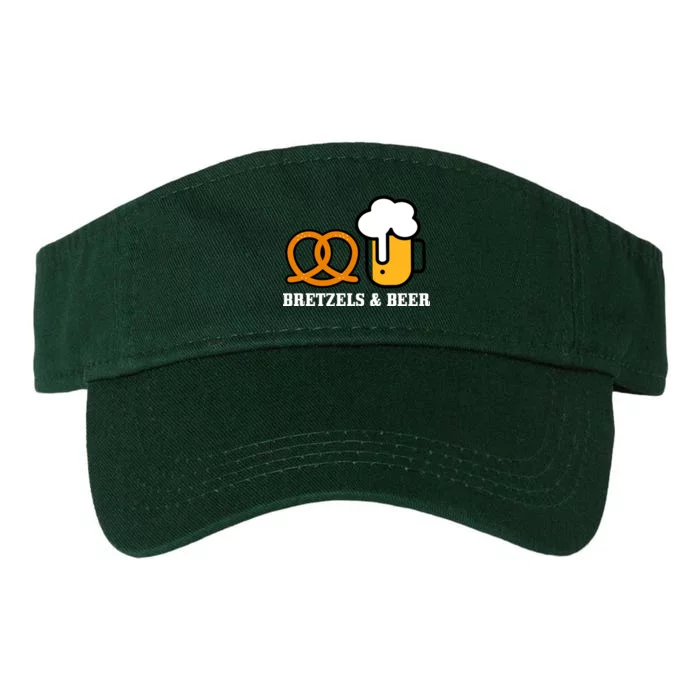 Bretzels And Beer Funny Oktoberfest Valucap Bio-Washed Visor