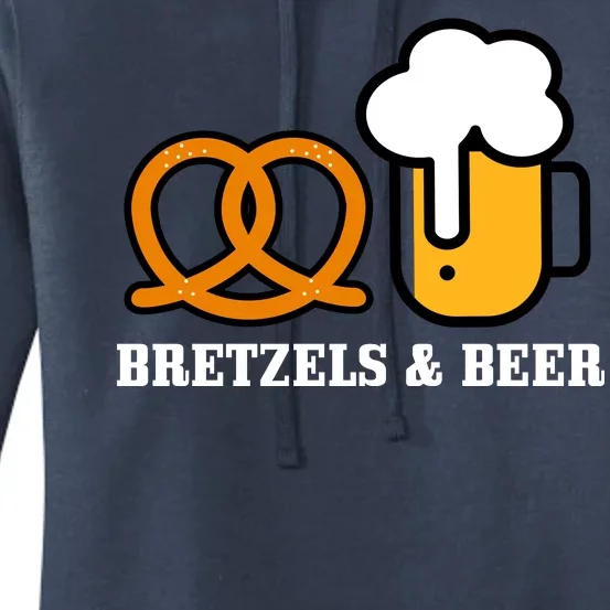 Bretzels And Beer Funny Oktoberfest Women's Pullover Hoodie