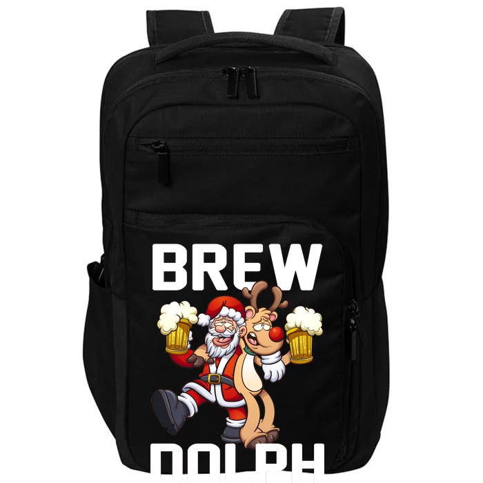 Brew Dolph Red Nose Reindeer Impact Tech Backpack