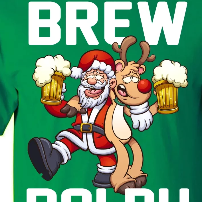 Brew Dolph Red Nose Reindeer Tall T-Shirt