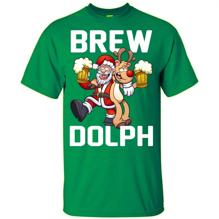 Brew Dolph Red Nose Reindeer Tall T-Shirt