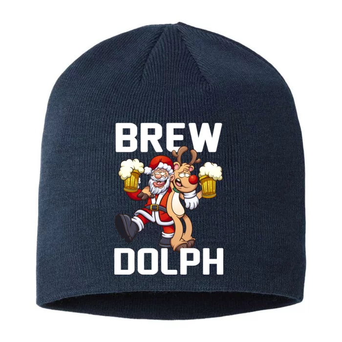 Brew Dolph Red Nose Reindeer 8 1/2in Sustainable Knit Beanie