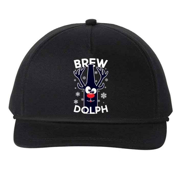 Brewdolph Snapback Five-Panel Rope Hat