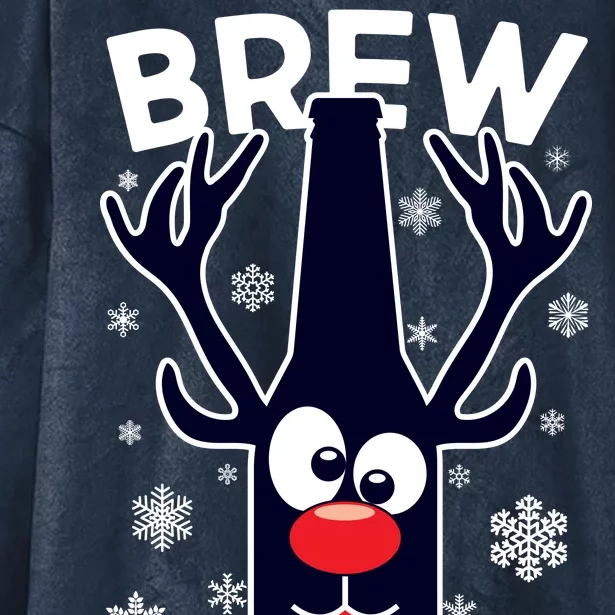 Brewdolph Hooded Wearable Blanket