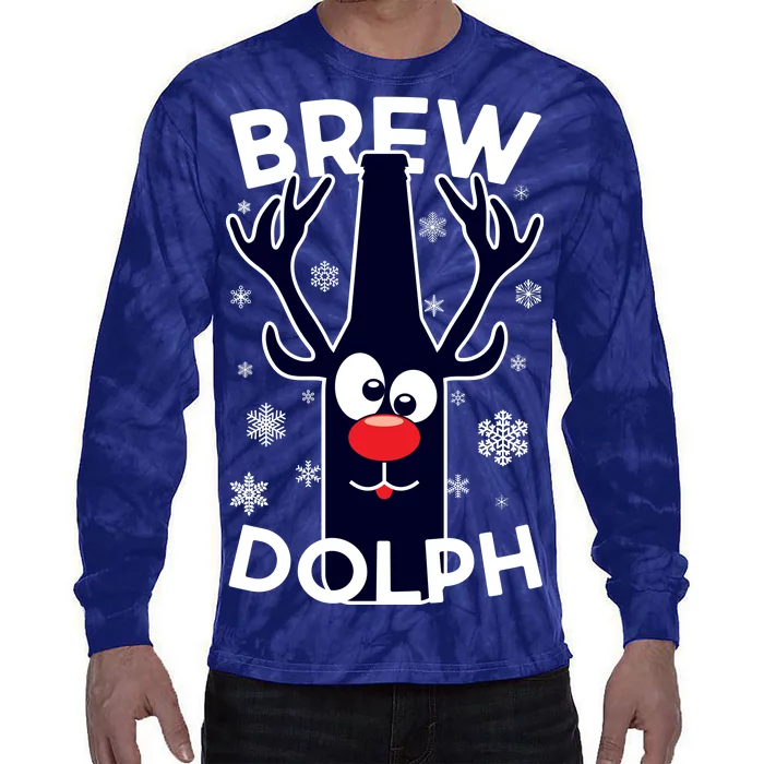 Brewdolph Tie-Dye Long Sleeve Shirt