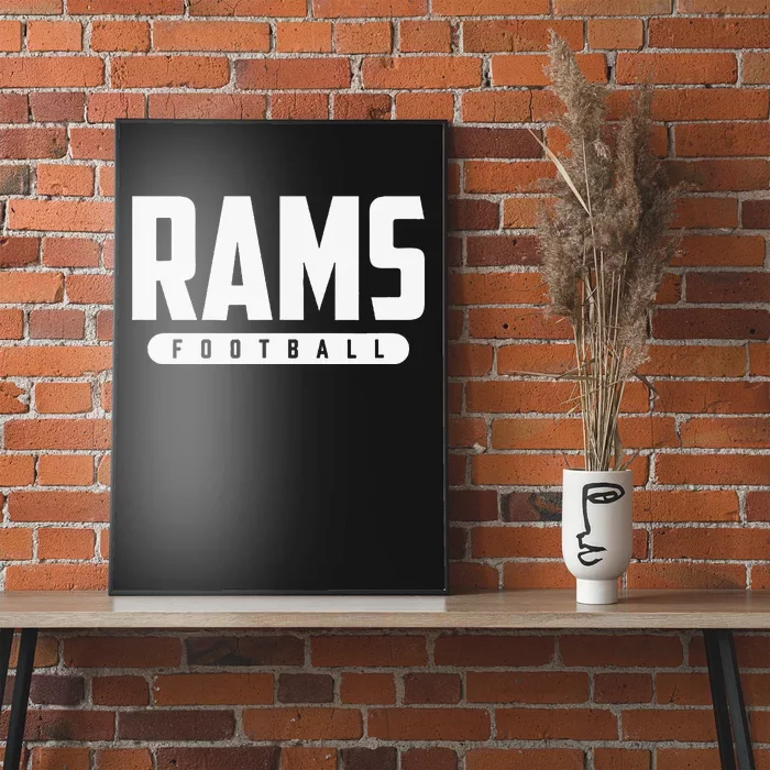 Bastrop Rams Football Poster