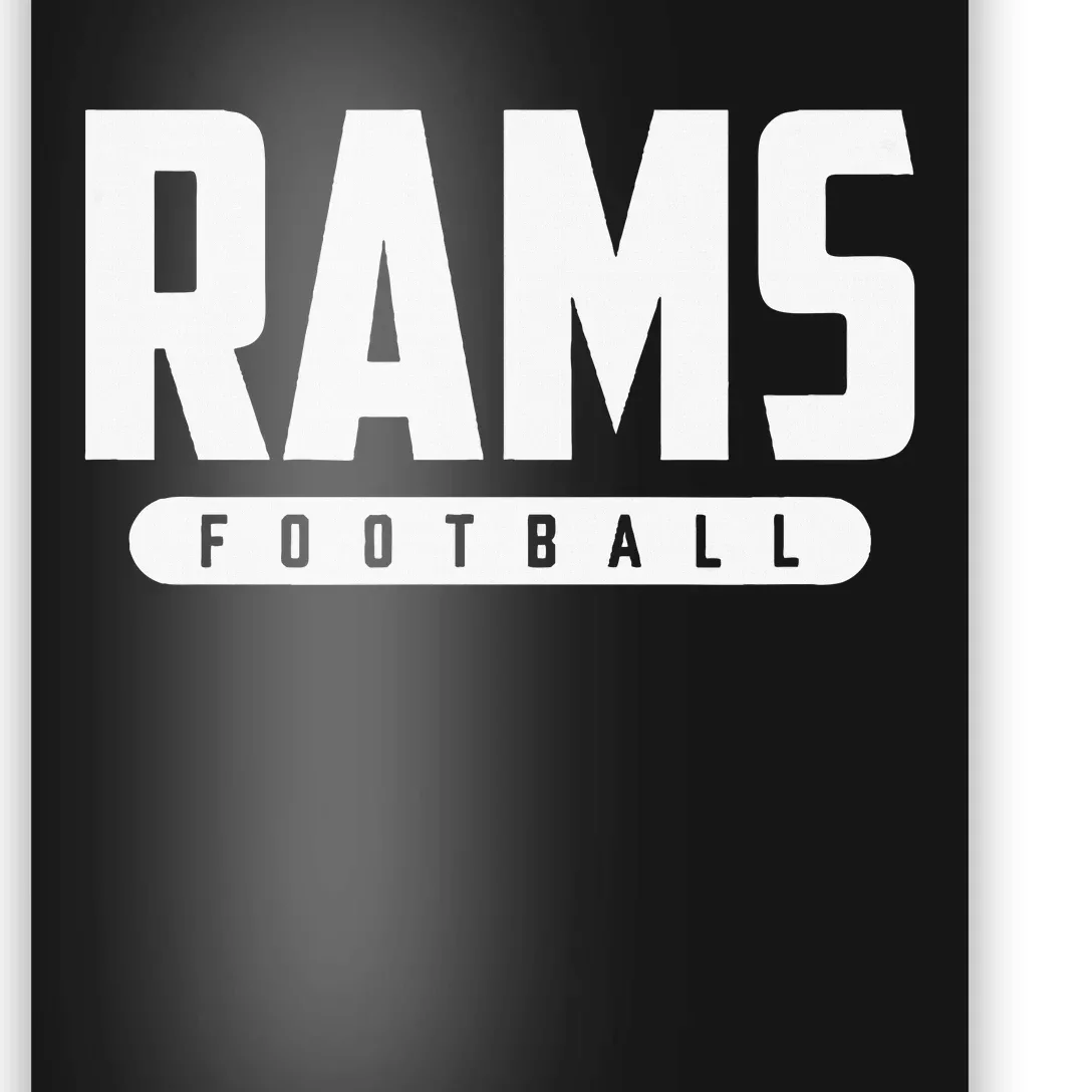 Bastrop Rams Football Poster