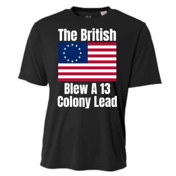 Betsy Ross Flag: The British Blew A 13 Colony Lead Cooling Performance Crew T-Shirt