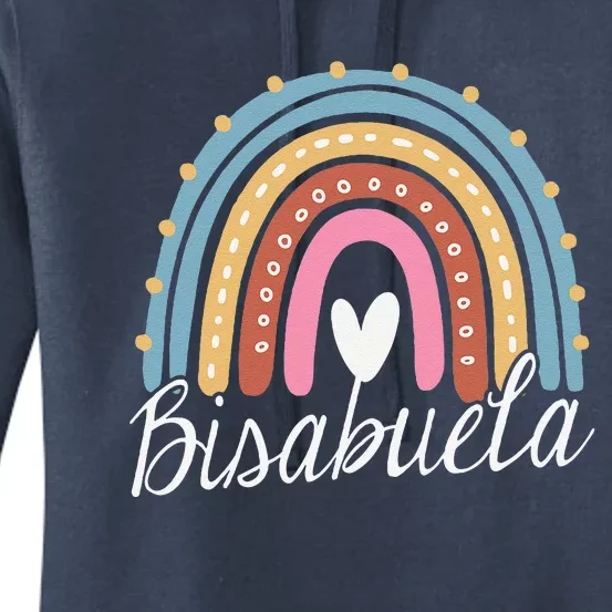 Bisabuela Rainbow For Funny Grandma Christmas Mothers Day Women's Pullover Hoodie