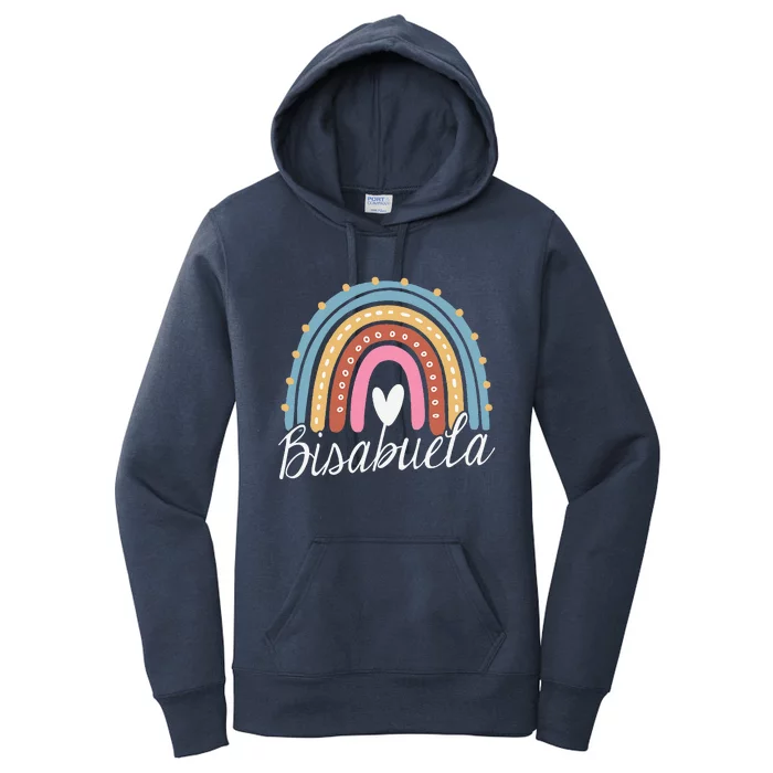 Bisabuela Rainbow For Funny Grandma Christmas Mothers Day Women's Pullover Hoodie